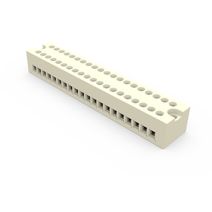 联捷H3802/3801/2519小体积分微型接线端子排台连接器5.0固定面板