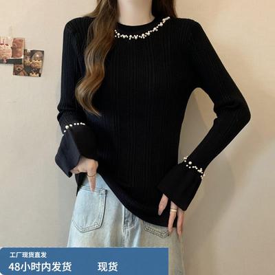 针织打底衫女士春秋冬季2025年新款洋气今年流行爆款内搭毛衣上衣