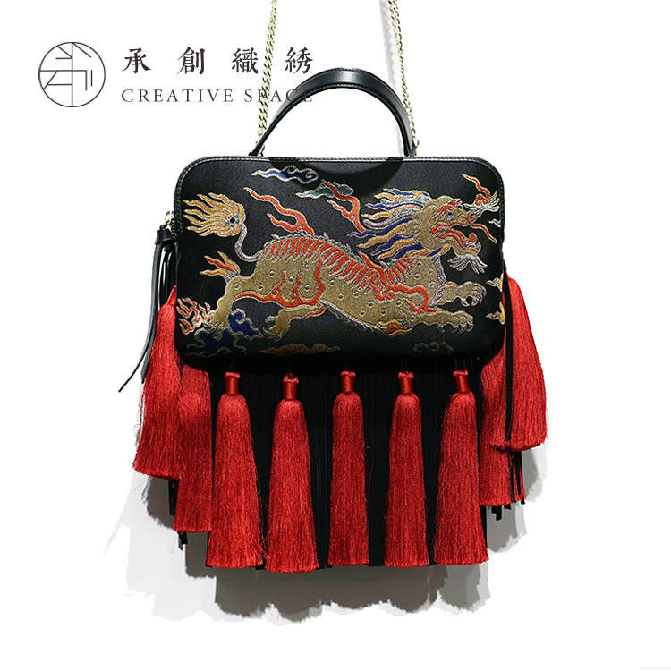 承创织绣云锦锁麟囊中国风手