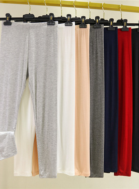 春秋新款纯色黑色200斤高腰弹力外穿打底裤小脚裤仿牛仔长裤S-