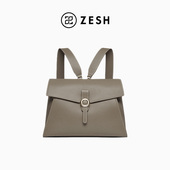 铜钱时尚 ZESH 泽尚 通勤女士大号双肩包单肩包女包大容量包包背包