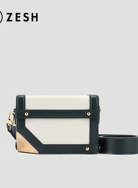 ZESH/泽尚 宋茜同款缺角CUBELET单肩包女包斜挎包高级感包包女款