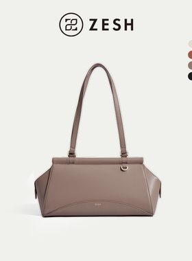 ZESH/泽尚 捕风系列波士顿手提包新款腋下包高级女士抱抱手提包