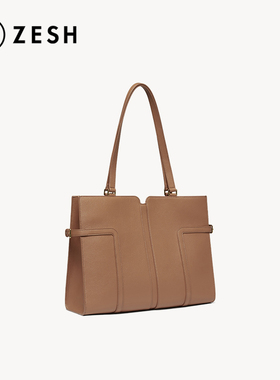 ZESH/泽尚 云襟大号托特包大容量女包通勤包包女款电脑包腋下包