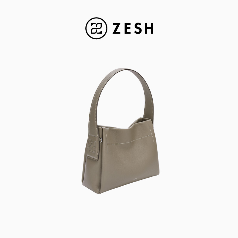 ZESH/泽尚 印象中号腋下包手提包大容量女包单肩包hobo女式
