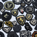 134 帽饰标牌补丁1 DIY补贴布贴服装 配件合金皮牌PU金属皮标牛仔鞋