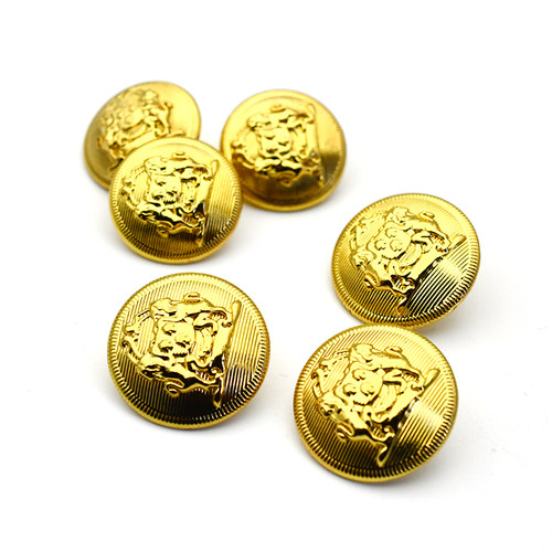 C家纽扣亮金色金属扣子