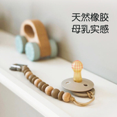 厂家丹麦bibs安抚奶嘴婴儿0到3个月6个月以上防胀气1岁以上防掉链