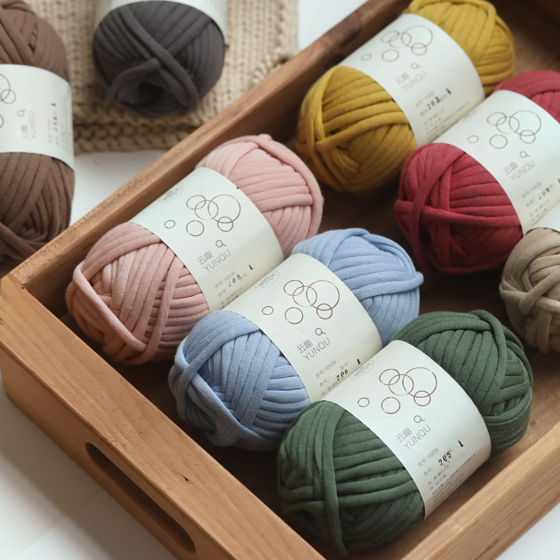 diy编织人生粗毛线小物灌芯棉