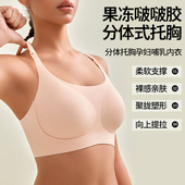 孕妇哺乳内衣大码 透气无钢圈孕妇文胸 无痕防下垂哺乳文胸春夏薄款