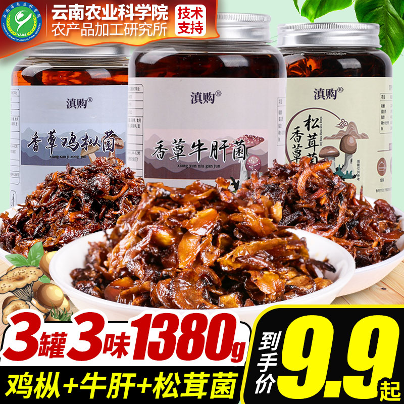 云南特产即食油鸡枞菌松茸菌