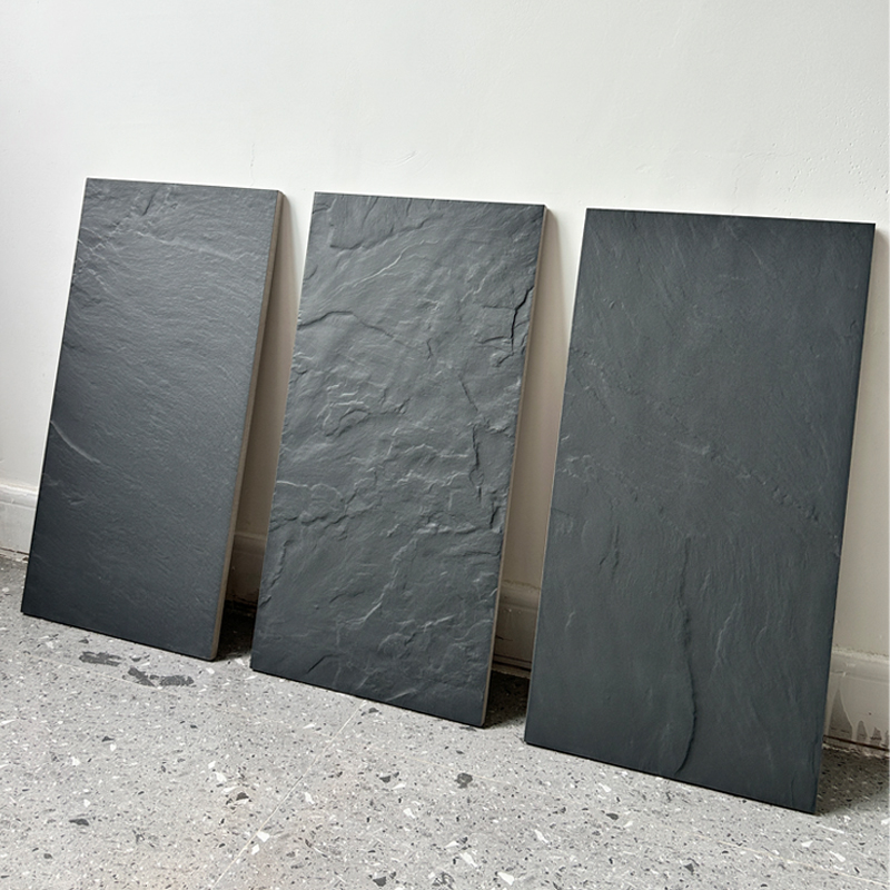 青石板地铺石中式风格庭院防滑砖