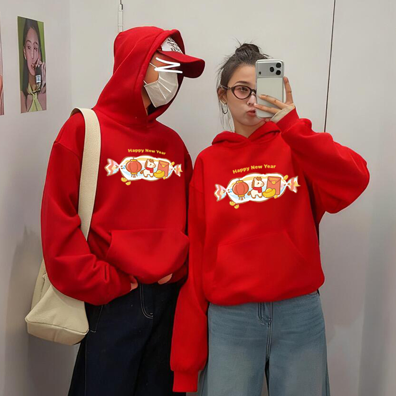 乔巴先生特别的情侣装卫衣2026马年本命年新款秋冬季新年连帽外套