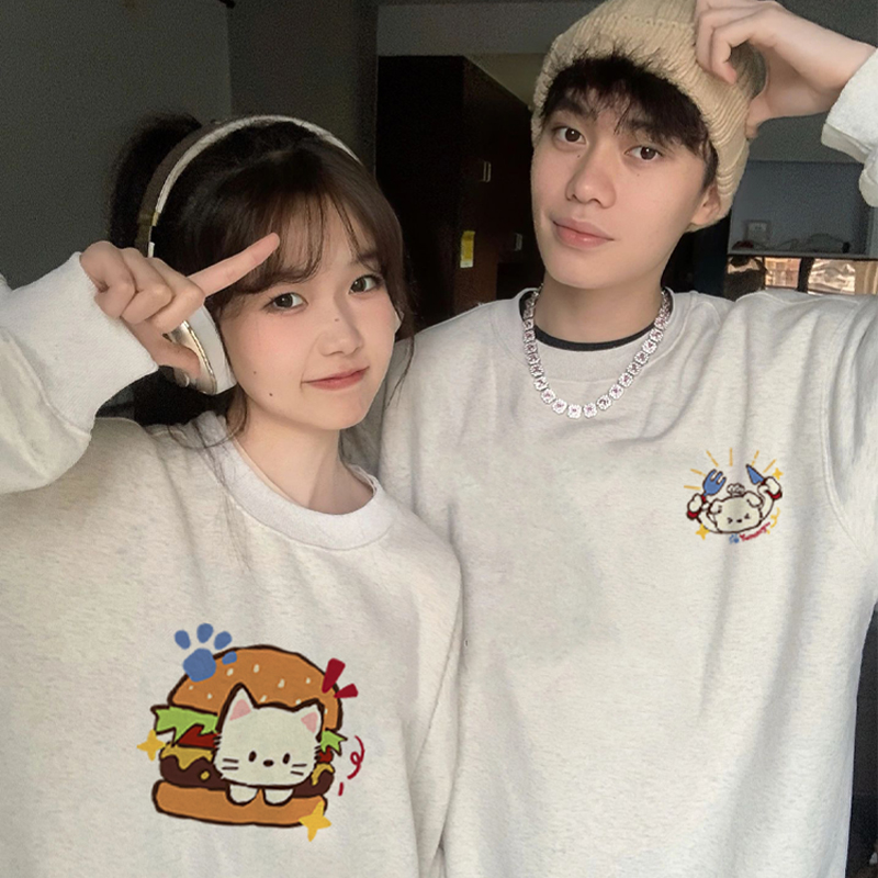 乔巴先生不一样的情侣装2025早秋新款高级感卫衣一男一女外套装潮