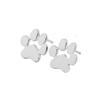耳钉Ear studs trendy animal paw earrings accessories women