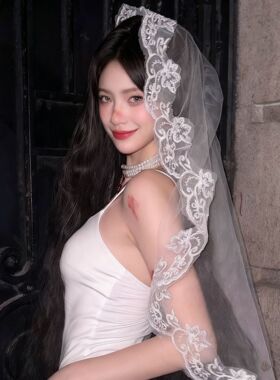 New Halloween lace lace headdress, female ghost girl cosplay