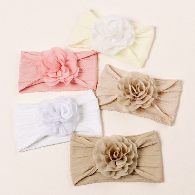 头发带 Children's Hairband Flower Elastic Baby headband girl