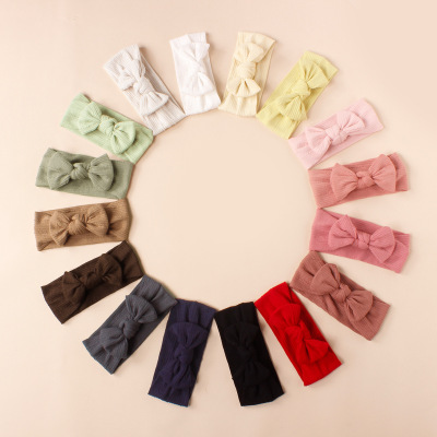headband girl headwear super soft baby bow hair accessory