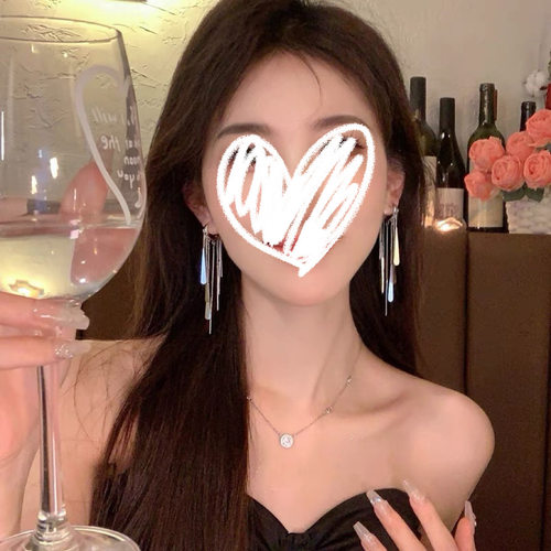 New long tassel earrings with temperament earrings女流苏耳环