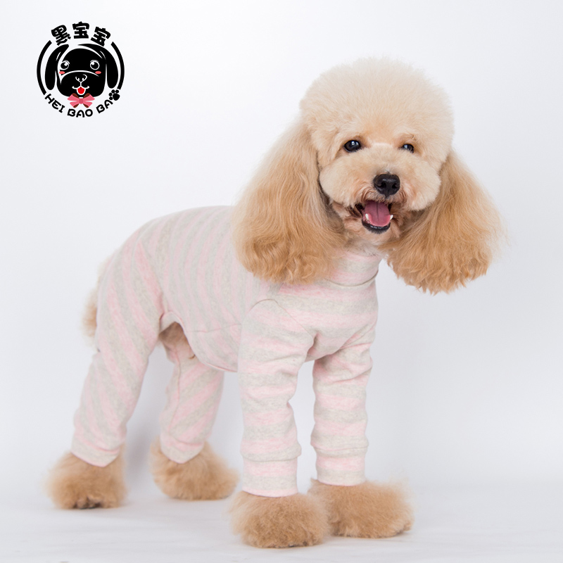 长腿彩棉比熊四脚裤冬季加绒