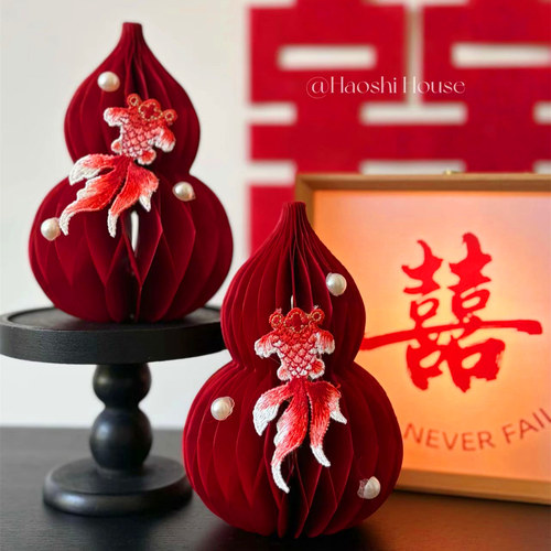 福禄摆件订婚乔迁摆台