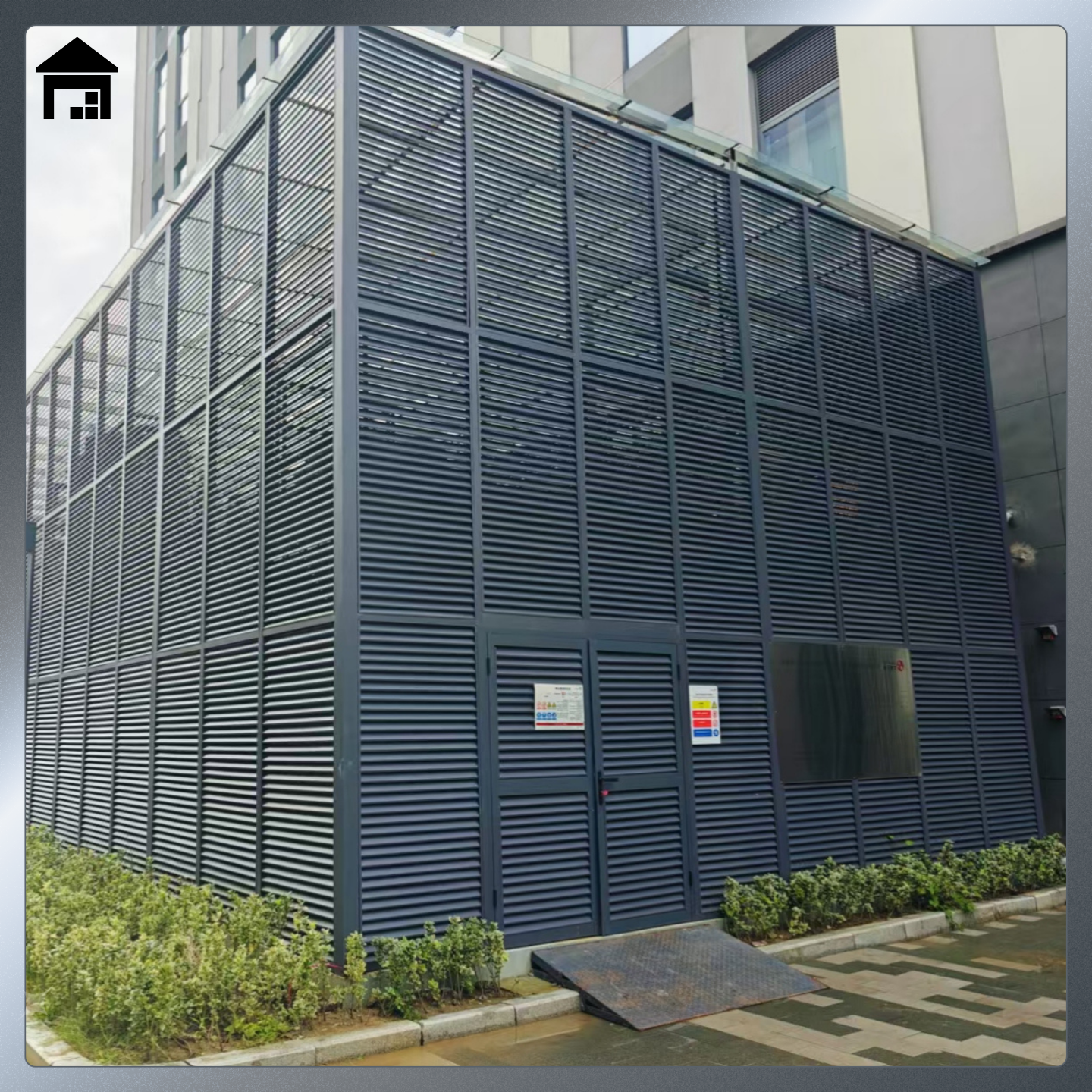 厂家铝合金百叶格栅户外设备房空调外机罩通风散热防护围挡定做,金属材料及制品,铝百叶,淘宝优惠券,粉丝福利购,淘宝优惠卷