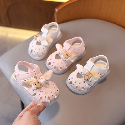 学步鞋软底女童透气洋气