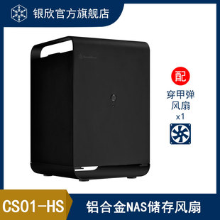 SilverStone CS01 热插拔硬盘 银欣 存储NAS机箱 支持8个2.5