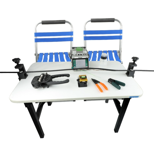 Оптическое измерение волокна Рабочая платформа Связь Оптическая кабель непрерывная конструкция таблицы складной таблицы и волокно волокно -волоконно