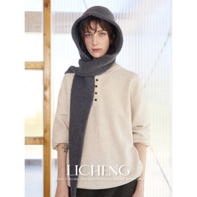 高级感纯羊毛围巾一体帽披肩包头
