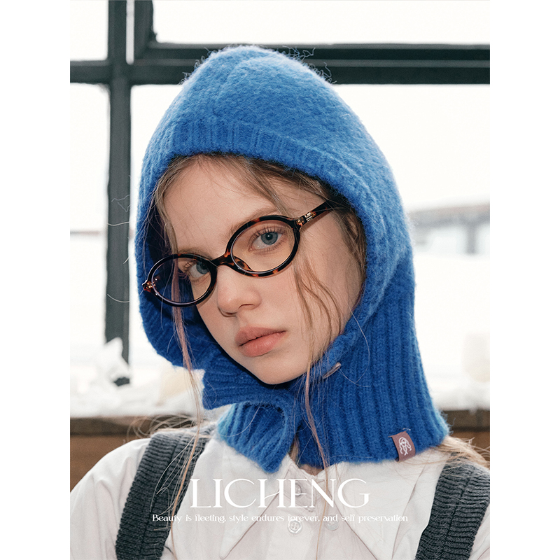 北欧风羊毛混纺保暖巴拉克拉法帽