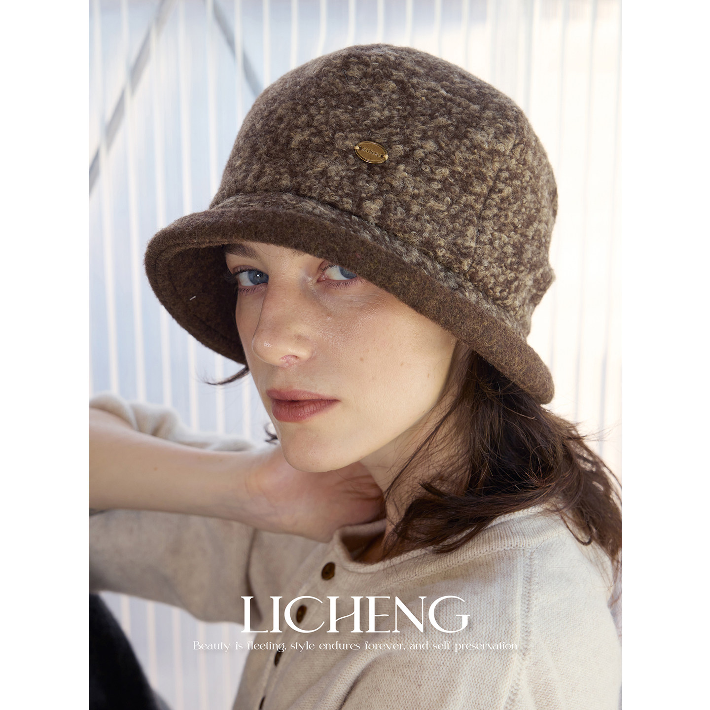 礼诚 复古圈圈纱渔夫帽女羊毛混纺秋冬保暖堆堆帽盆帽护耳包头帽,服饰配件/皮带/帽子/围巾,帽子,淘宝优惠券,粉丝福利购,淘宝优惠卷