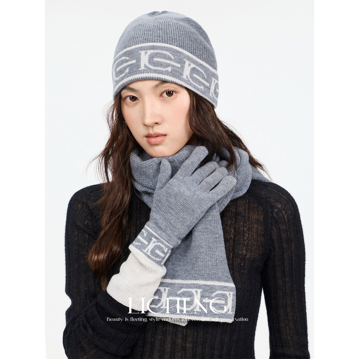 礼诚 高品质100%羊毛针织围巾帽子手套三件套装新年送礼节日礼盒,服饰配件/皮带/帽子/围巾,三件套,淘宝优惠券,粉丝福利购,淘宝优惠卷