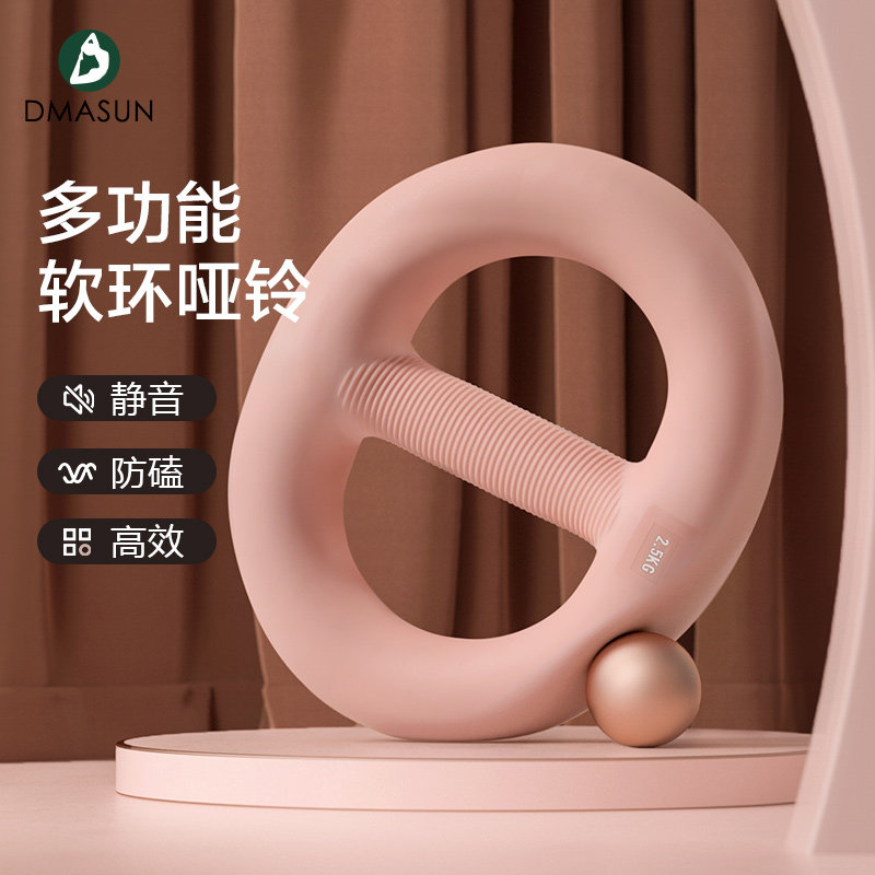 哑铃健身器材家用单个负重训练组合女士锻炼全身练臂壶铃女生亚铃
