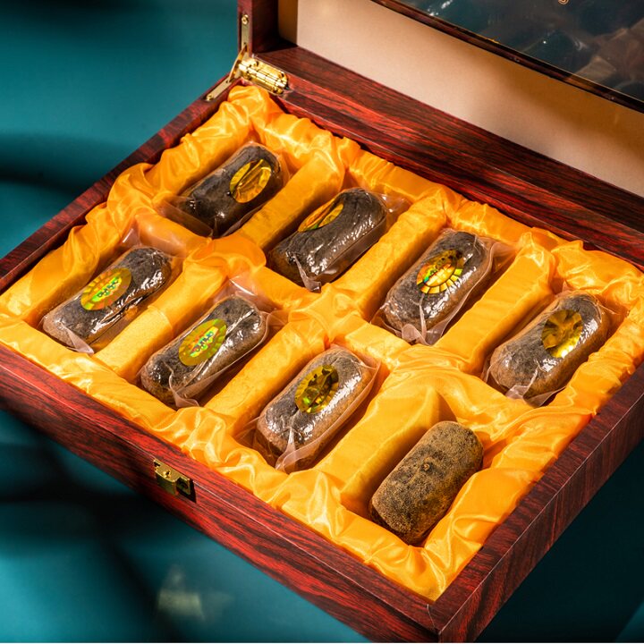 正宗化橘红陈年果送礼木盒200g