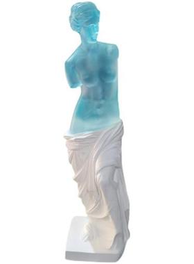 古希腊人物透明树脂雕塑定制大卫断臂维纳斯会客厅落地艺术品摆件