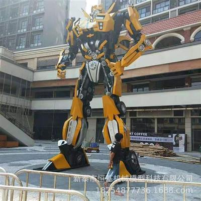 常年供应庆典开业大型机器人雕塑承接变形金刚模型雕塑摆件