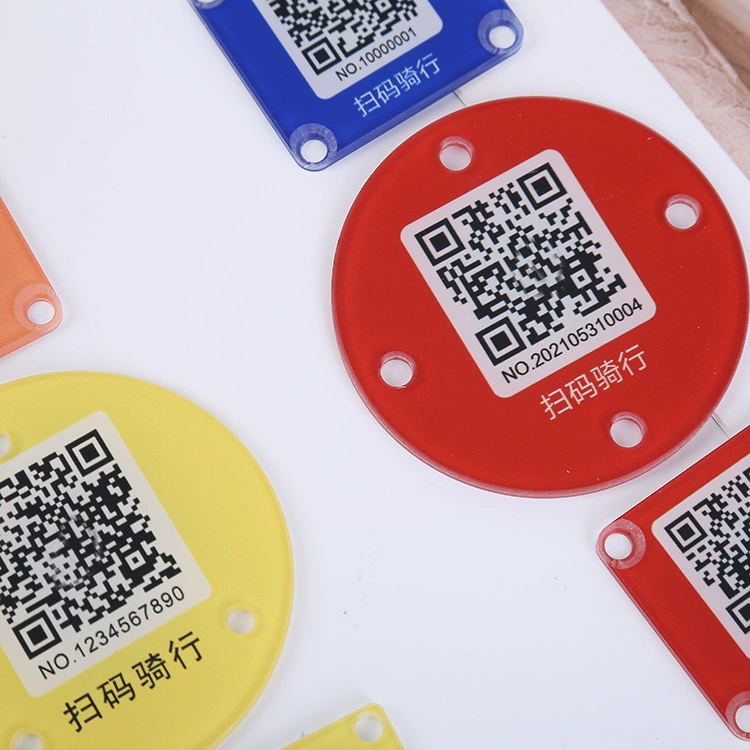 共享电单车二维码标牌共享单车电动车自行车扫码付款码uv广告牌可