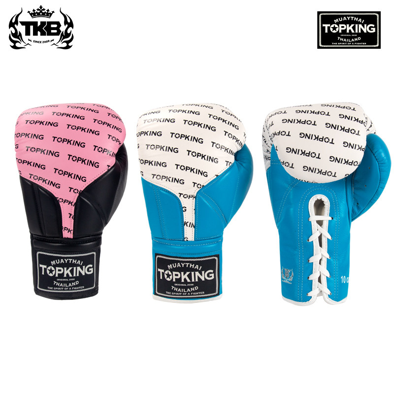 TKB泰国进口TKB拳套牛皮泰拳带绳拳击手套系带系绳成人散打沙袋