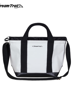 StreamTrail时尚简约拼接单肩手提包斜挎包防泼水小号女包