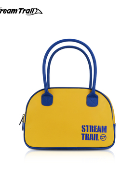 泰国StreamTrail学生休闲包单肩女款小包日本时尚拼色手提袋包邮