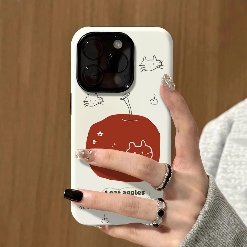 高级感图案全包手机壳不褪色