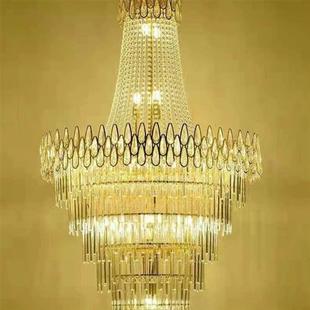 定制欧式 卧室餐厅灯酒店餐厅 客厅灯具后现代轻奢水晶吊灯美式