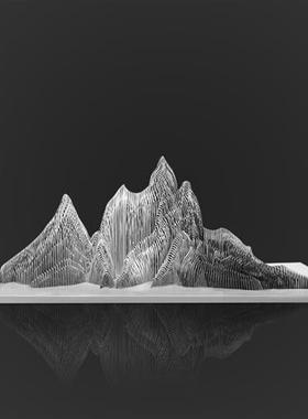 户外园林抽象不锈钢镂空假山雕塑售楼部庭院酒店水池装饰摆件定制