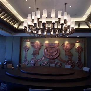 新中式 大吊灯客厅酒店餐厅大厅大堂灯具 吊灯客厅灯现代中式
