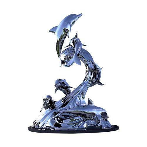 不锈钢雕塑定制厂家镜面镂空大型户外园林景观游乐场校园广场摆件