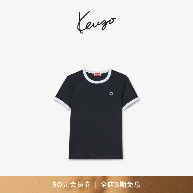 KENZO 26秋冬新品 女士海棠花BOKE 2.0合身版型T恤衫图片