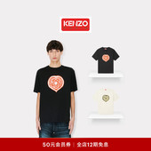 T恤衫 KENZO26春夏新品 新年 版 型短袖 男女同款 海棠花经典