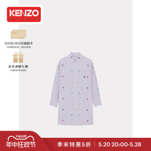 末折扣 连衣裙 季 女士花朵图案休闲时尚 长袖 KENZO