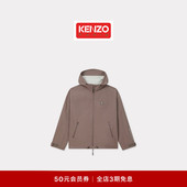 KENZO男士 2.0箱型可露丽连帽外套38礼物 海棠花BOKE